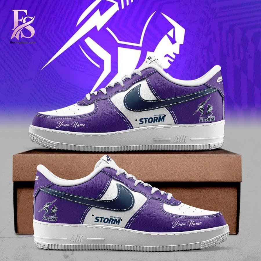 Melbourne Storm Custom Air Force Shoes
