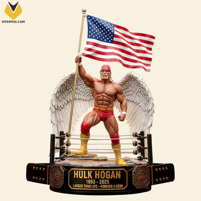 Memorial For Hulk Hogan Tribute Acrylic Plaque