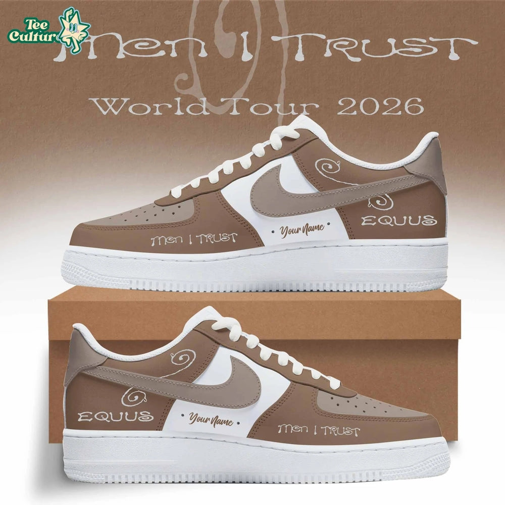Men I Trust Equus World tour 2026 Brown Shoes