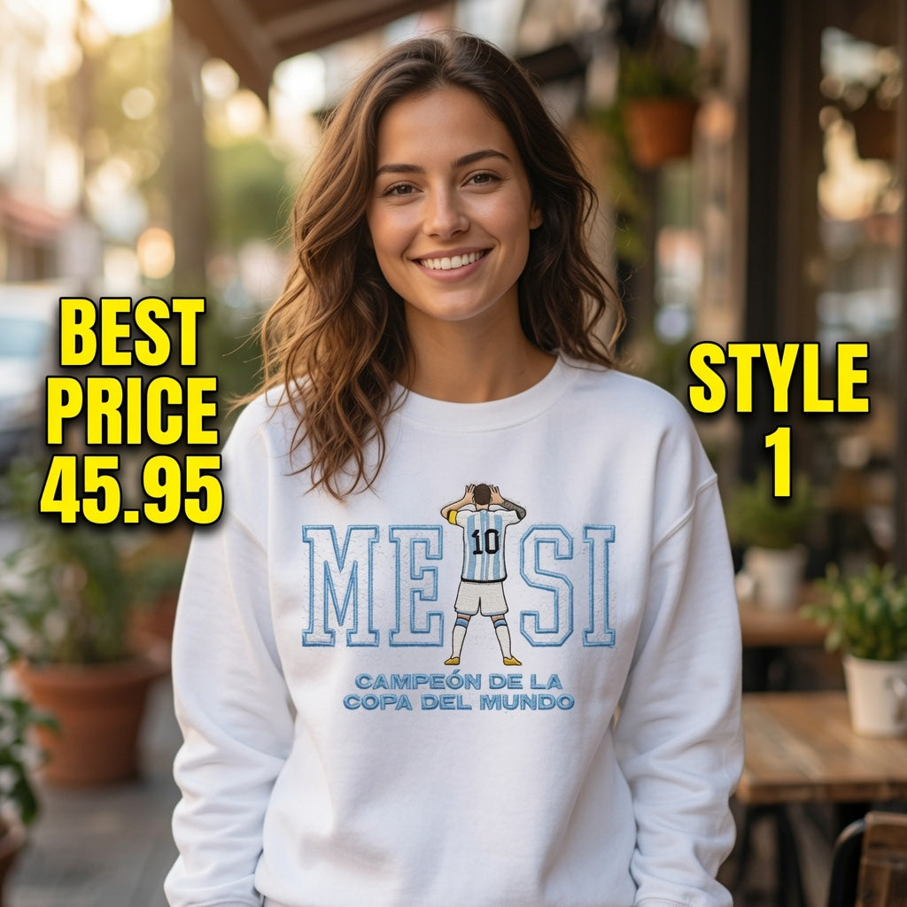Messi World Cup 2026 Embroidered Sweatshirt, Shirt