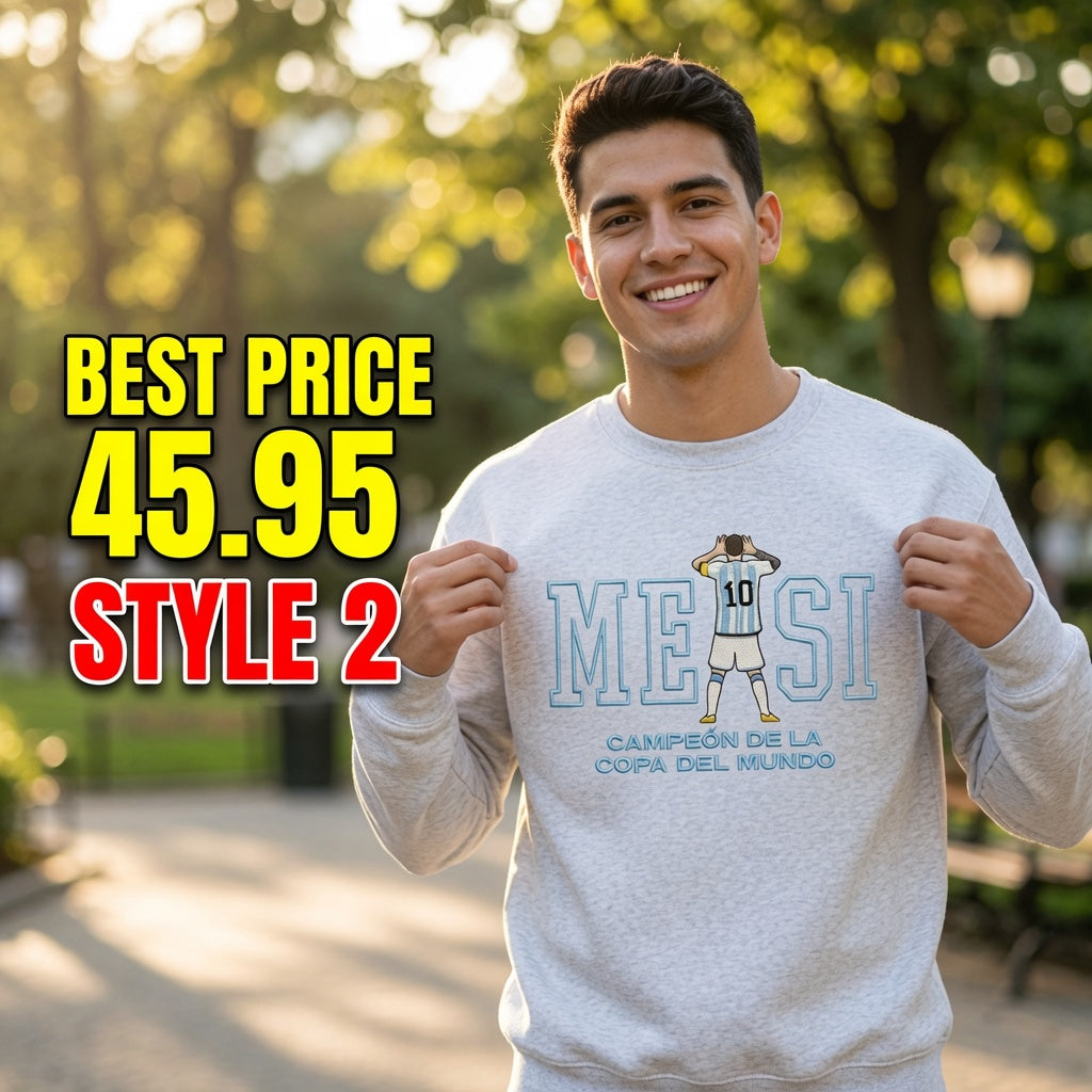 Messi World Cup 2026 Embroidered Sweatshirt, Shirt