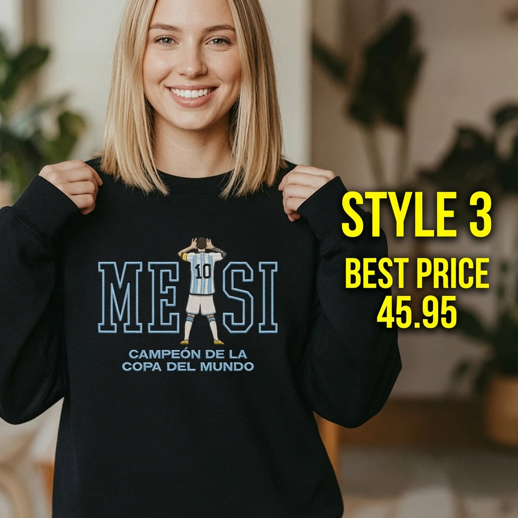Messi World Cup 2026 Embroidered Sweatshirt, Shirt