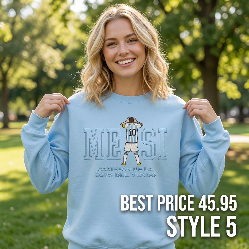 Messi World Cup 2026 Embroidered Sweatshirt, Shirt