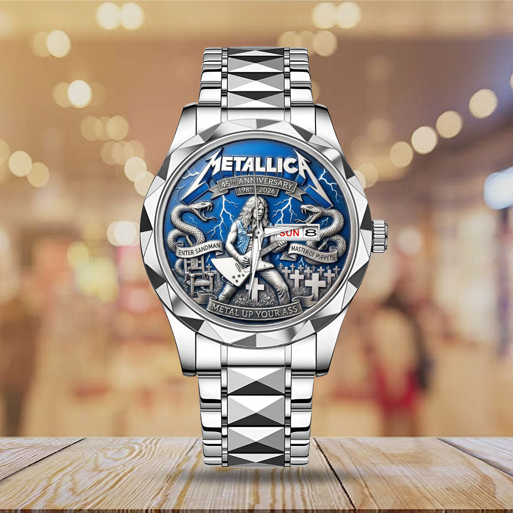 Metallica 45th Anniverssary Alloy Luxury Quartz Watch - MAITM14593