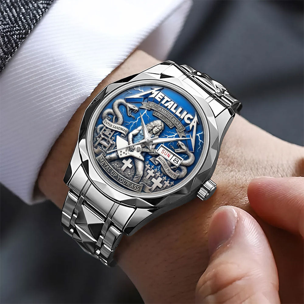 Metallica 45th Anniverssary Alloy Luxury Quartz Watch - MAITM14593