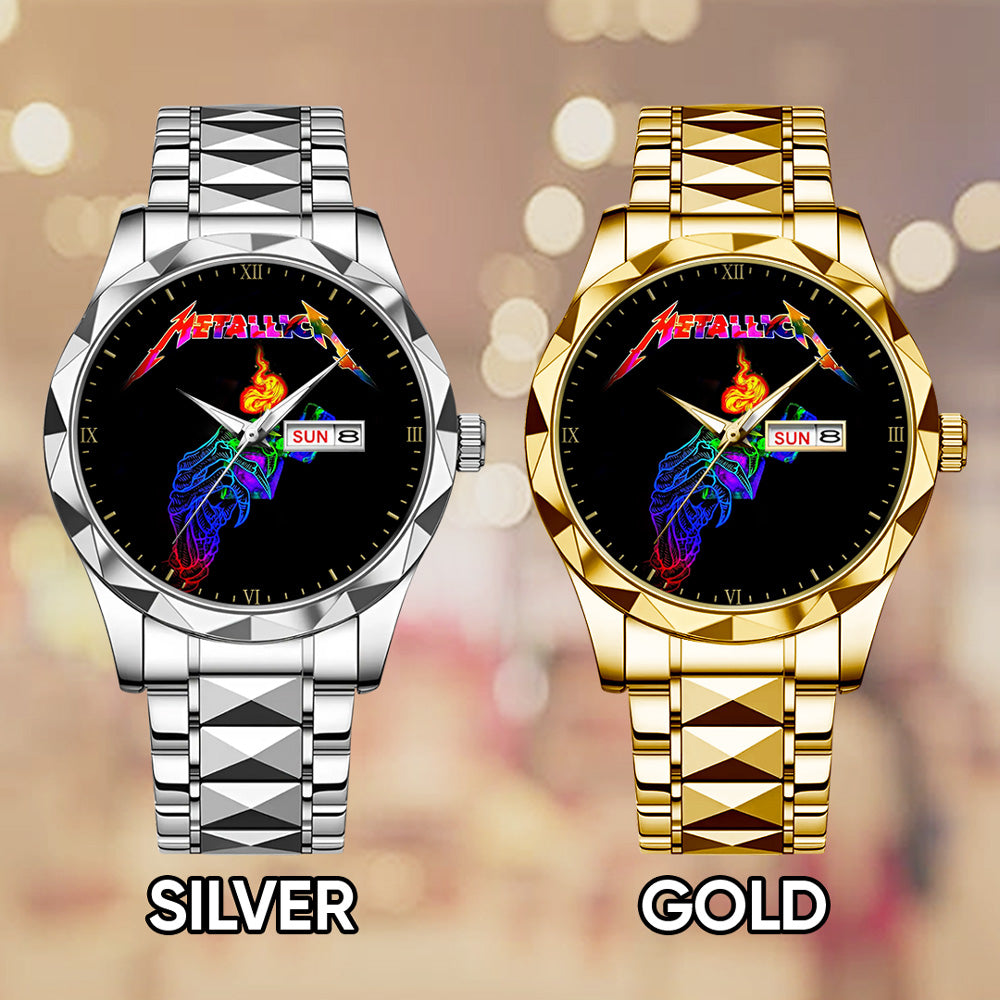 Metallica Alloy Luxury Quartz Watch - GNE 3948
