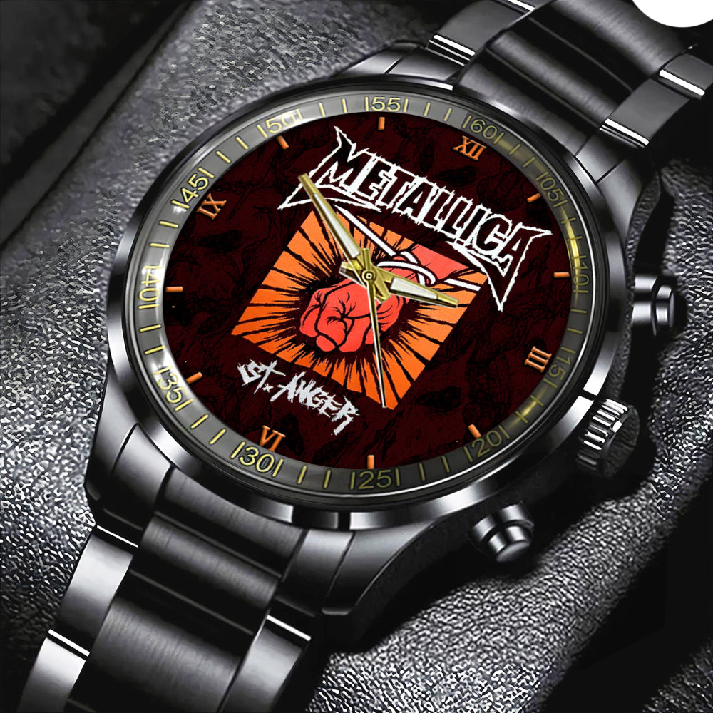 Metallica Black Stainless Steel Watch - GNE NEW346