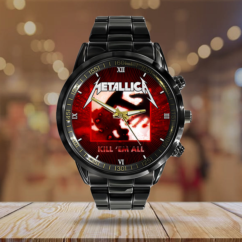 Metallica Black Stainless Steel Watch - GNE NEW363