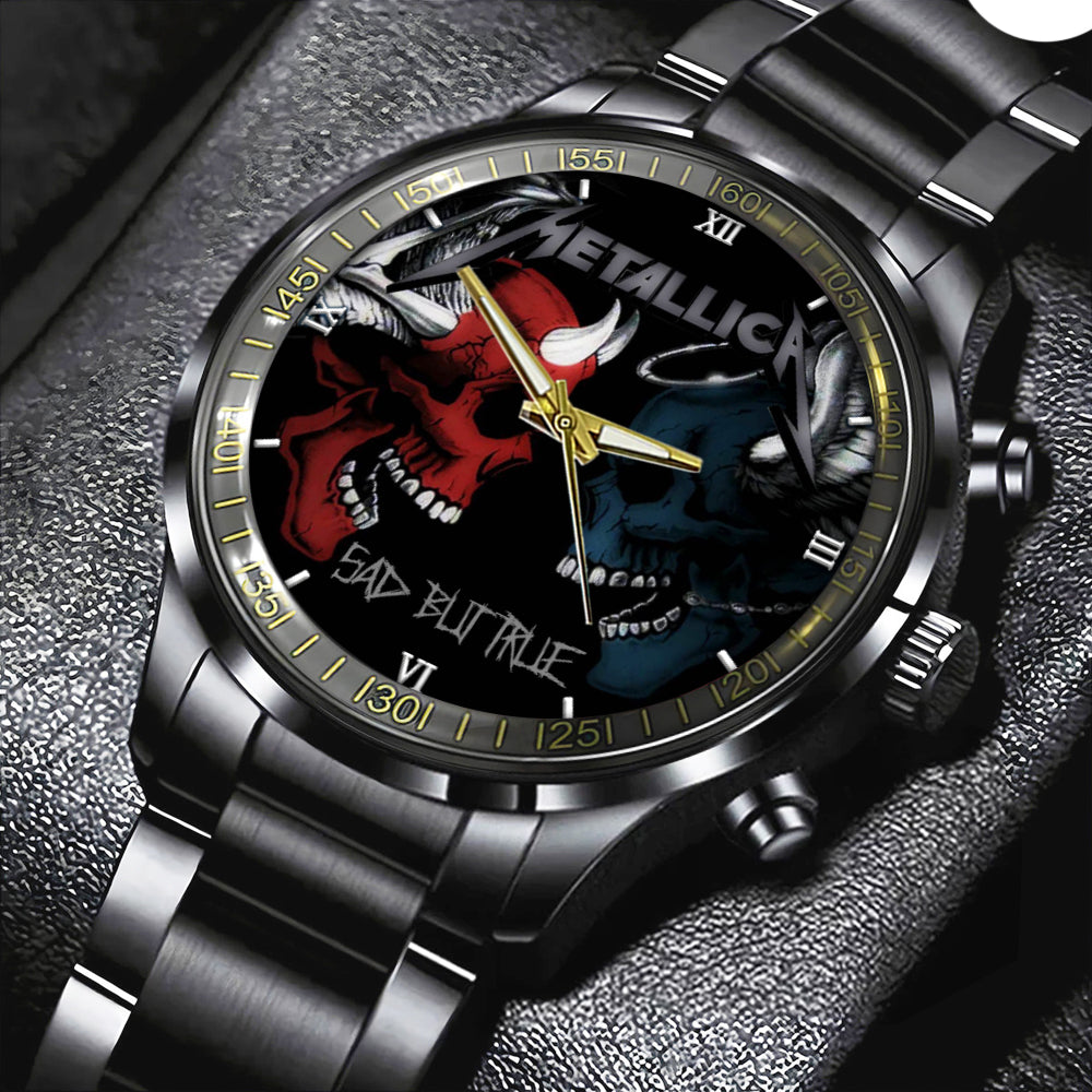 Metallica Black Stainless Steel Watch - GNE NEW371