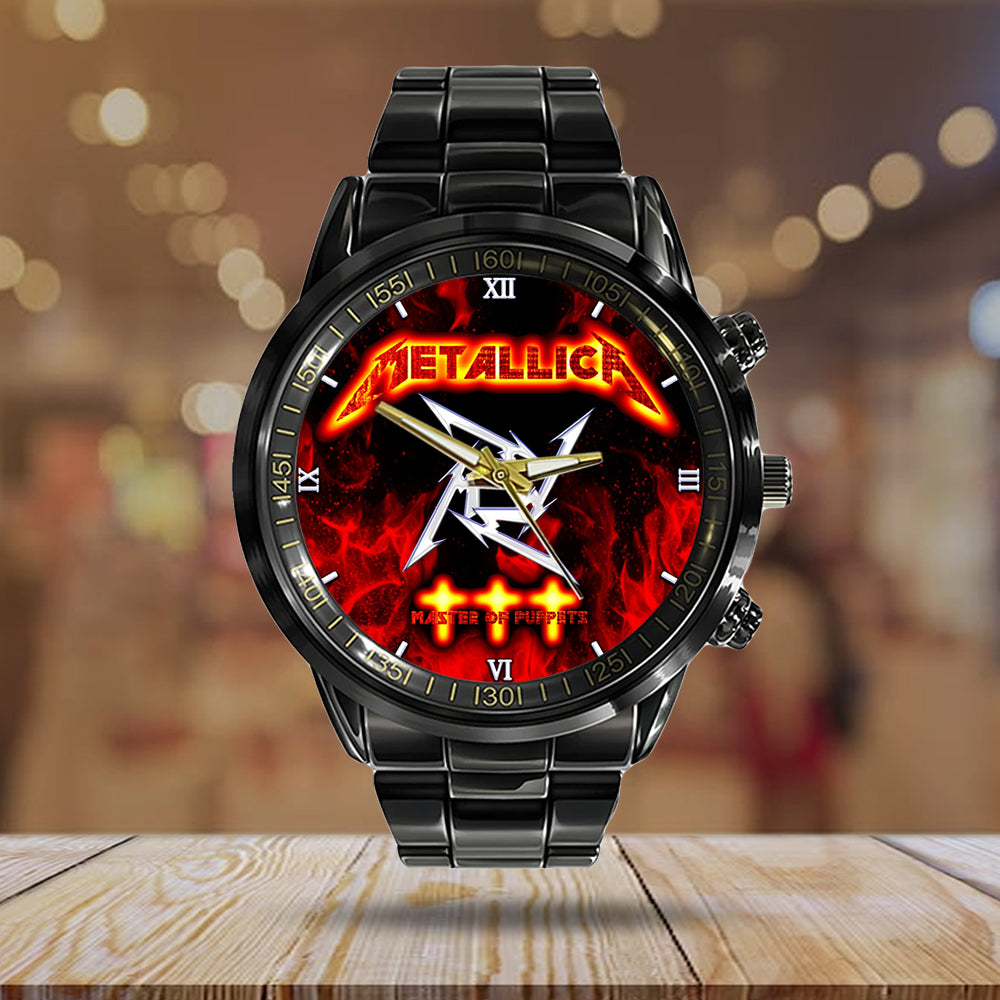 Metallica Black Stainless Steel Watch - GNE NEW372