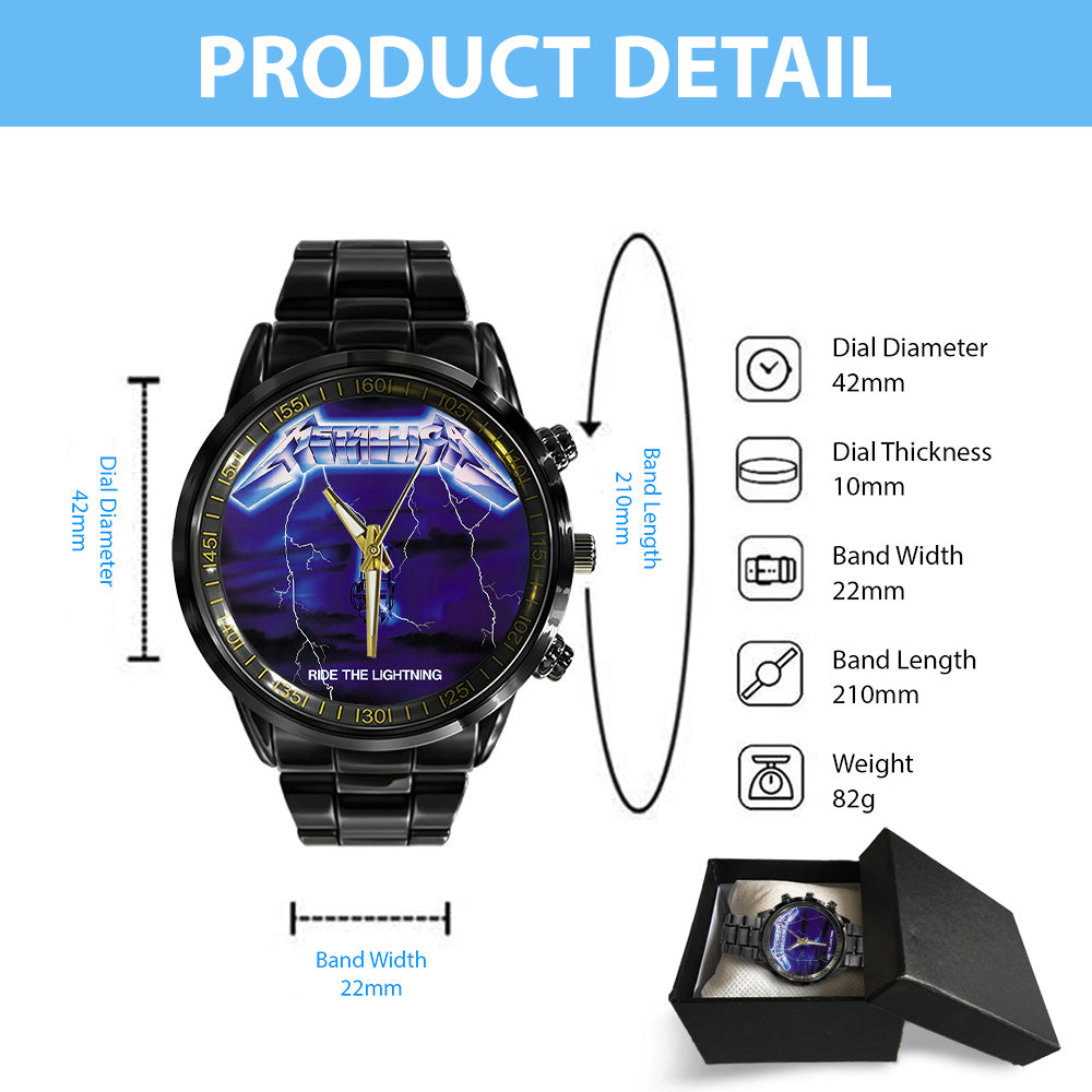 Metallica Black Stainless Steel Watch - GNE 3034