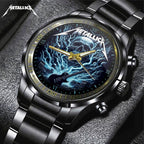 Metallica Black Stainless Steel Watch - GNE 3038