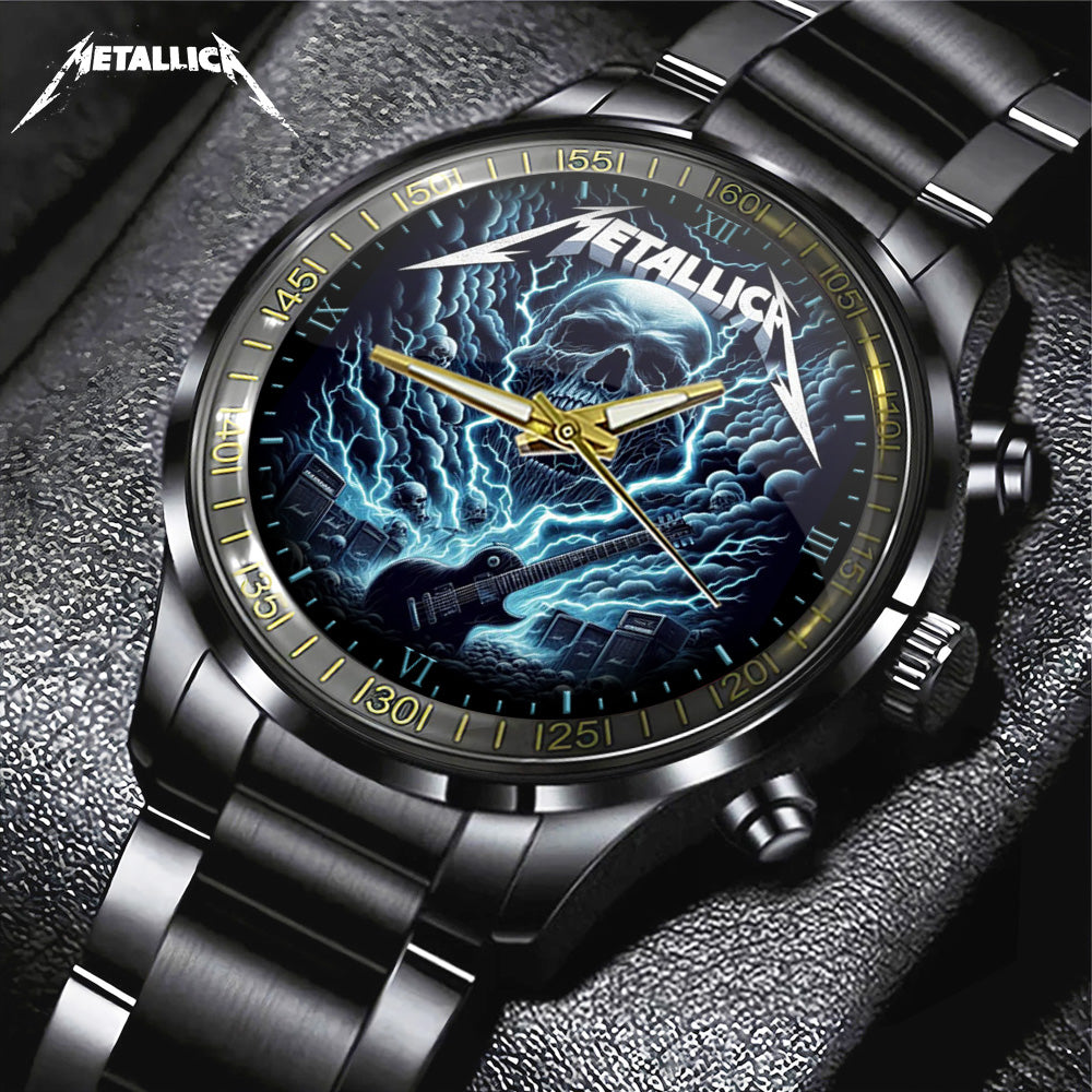 Metallica Black Stainless Steel Watch - GNE 3038