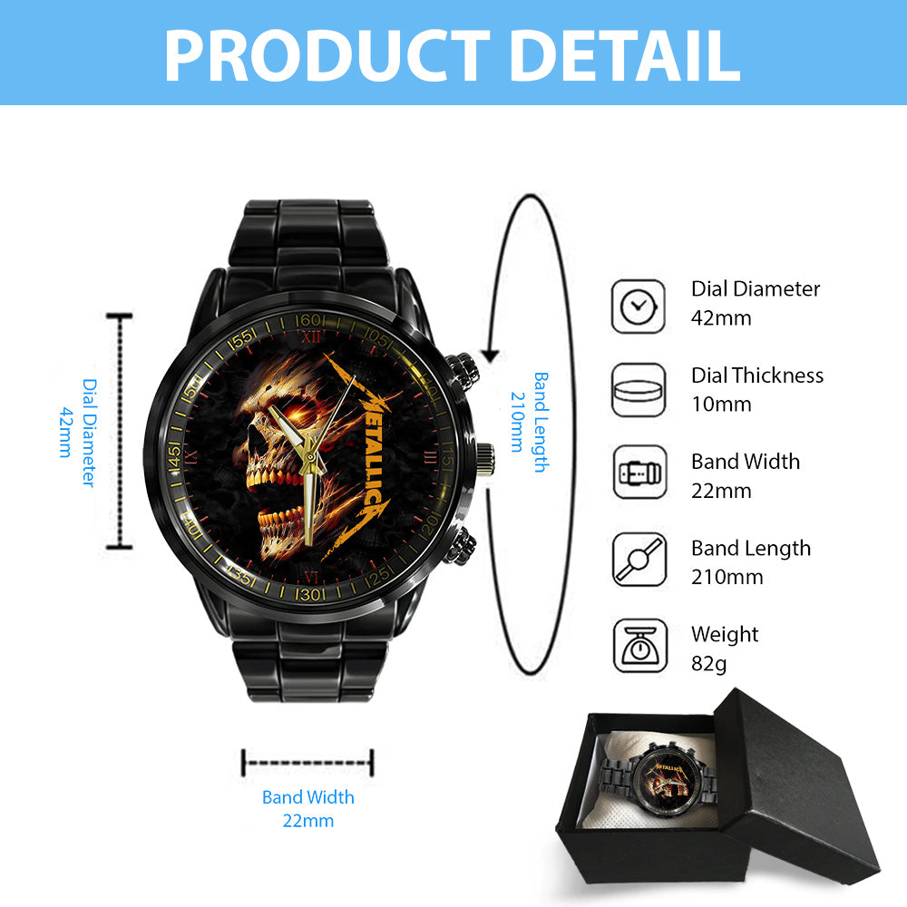 Metallica Black Stainless Steel Watch - GNE 3040