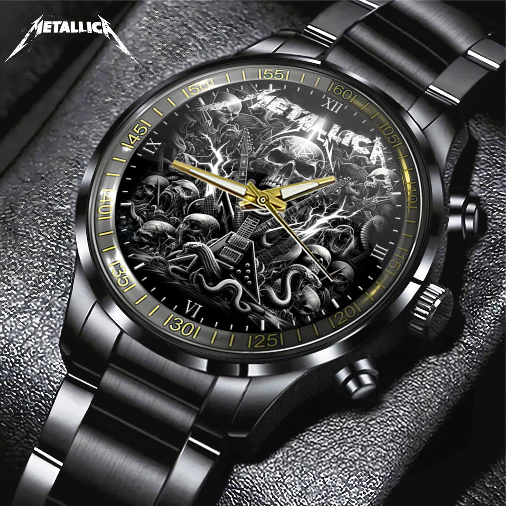Metallica Black Stainless Steel Watch - GNE 3116