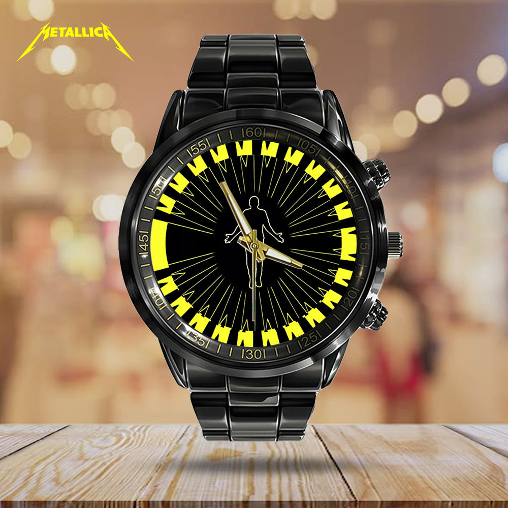 Metallica Black Stainless Steel Watch - TANTN 13395