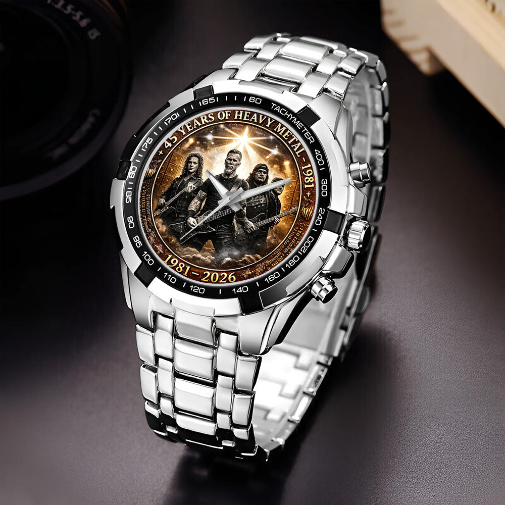 Metallica 45th Anniversary 2026 Alloy Men Quartz Watch - TANTN19827