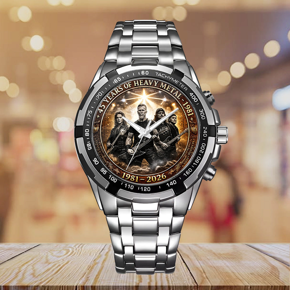 Metallica 45th Anniversary 2026 Alloy Men Quartz Watch - TANTN19827