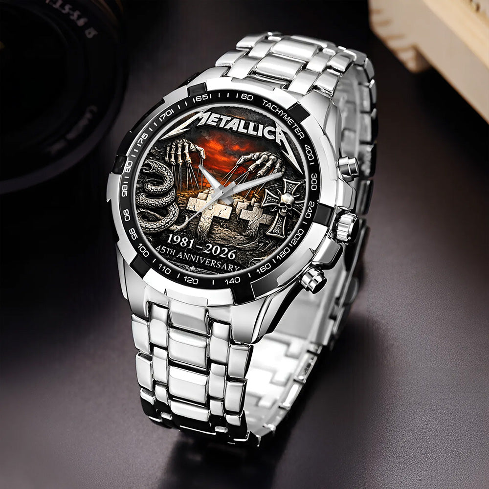 Metallica 45th Anniversary 2026 Alloy Men Quartz Watch - TANTN19828