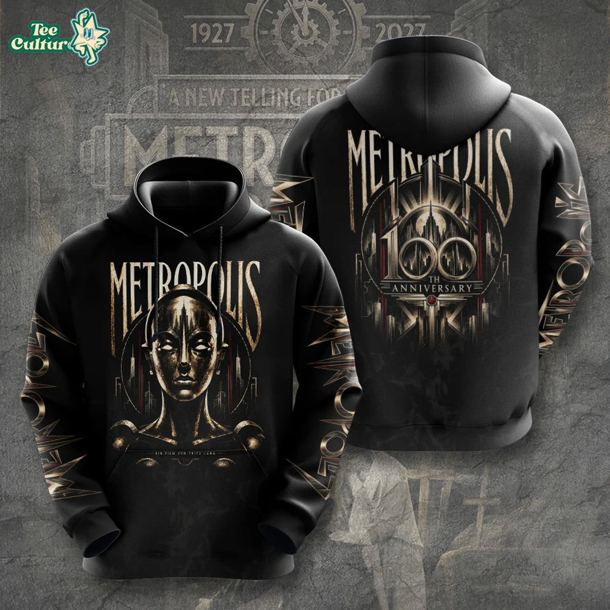 Metropolis 100th Anniversary 3D Hoodie Ver2