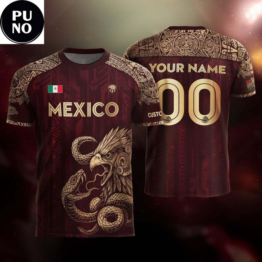 Mexico Soccer 2026 For Fan Personalized T-Shirt