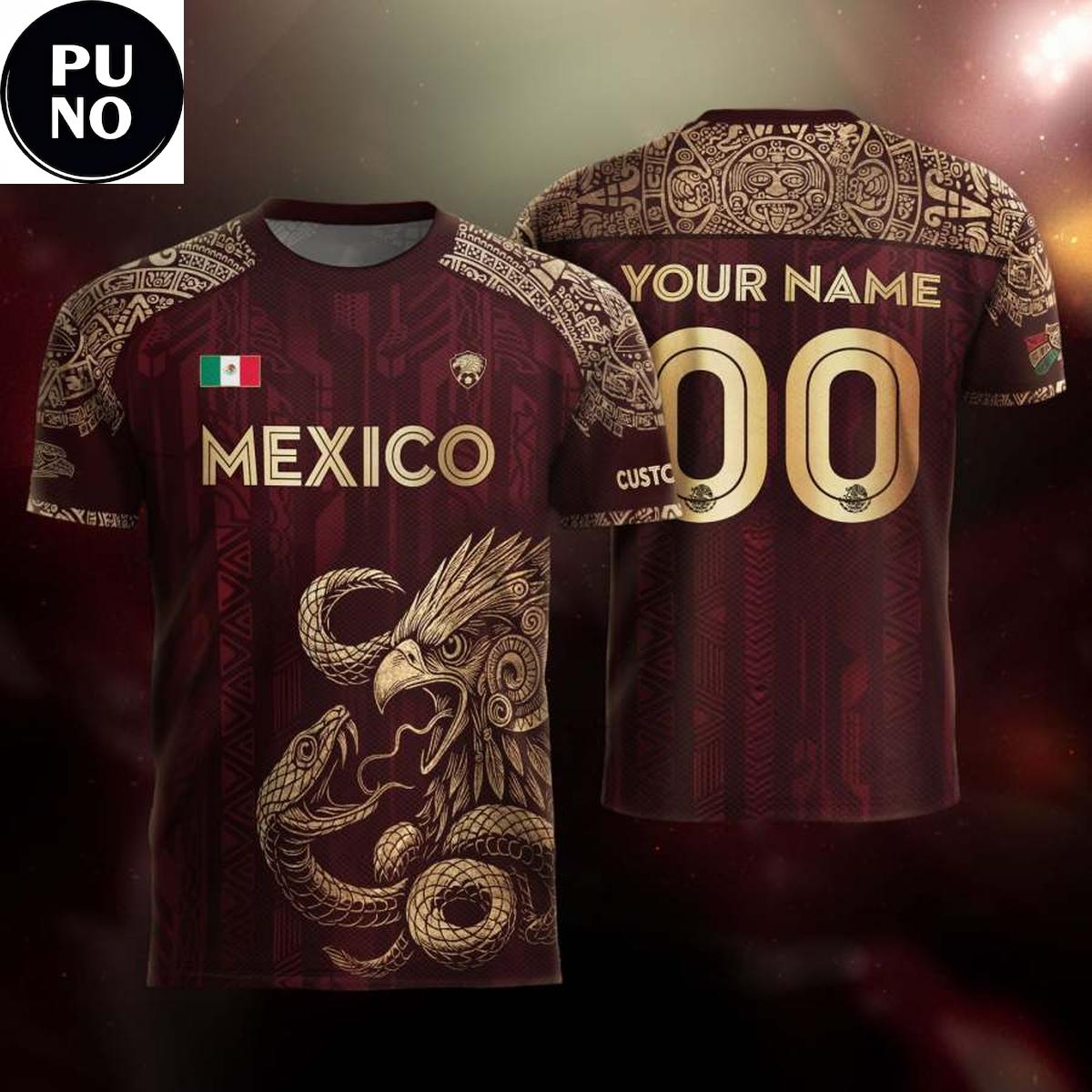 Mexico Soccer 2026 For Fan Personalized T-Shirt