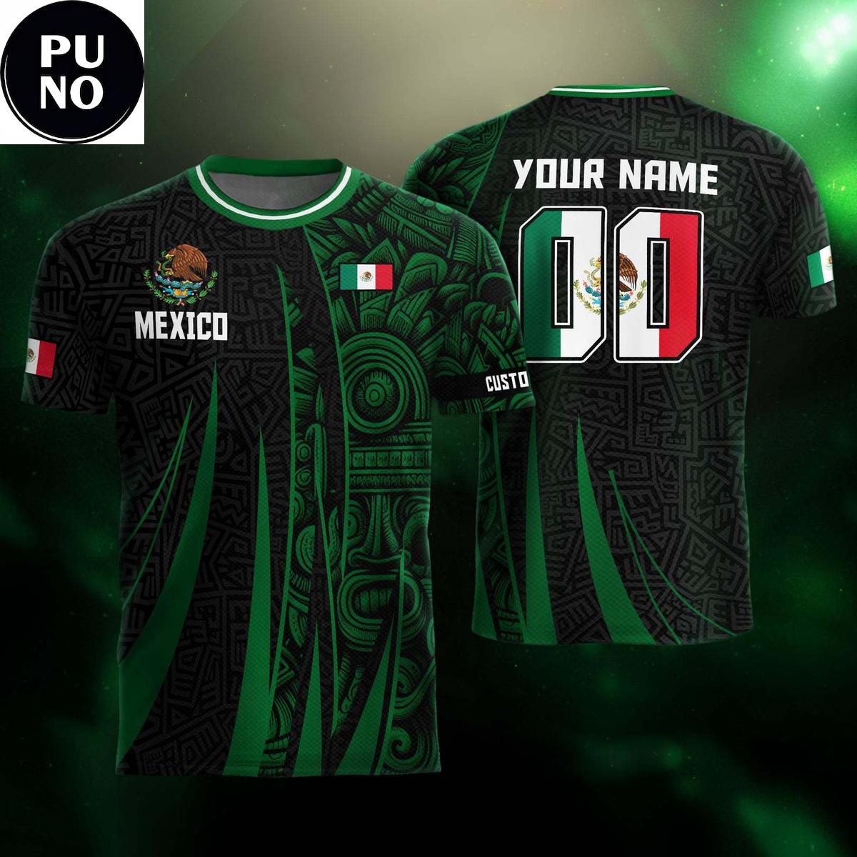 Mexico Soccer 2026 For Fan Personalized T-Shirt