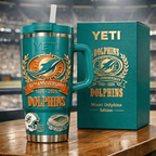 Miami Dolphins 60th Anniversary YETI Tumbler