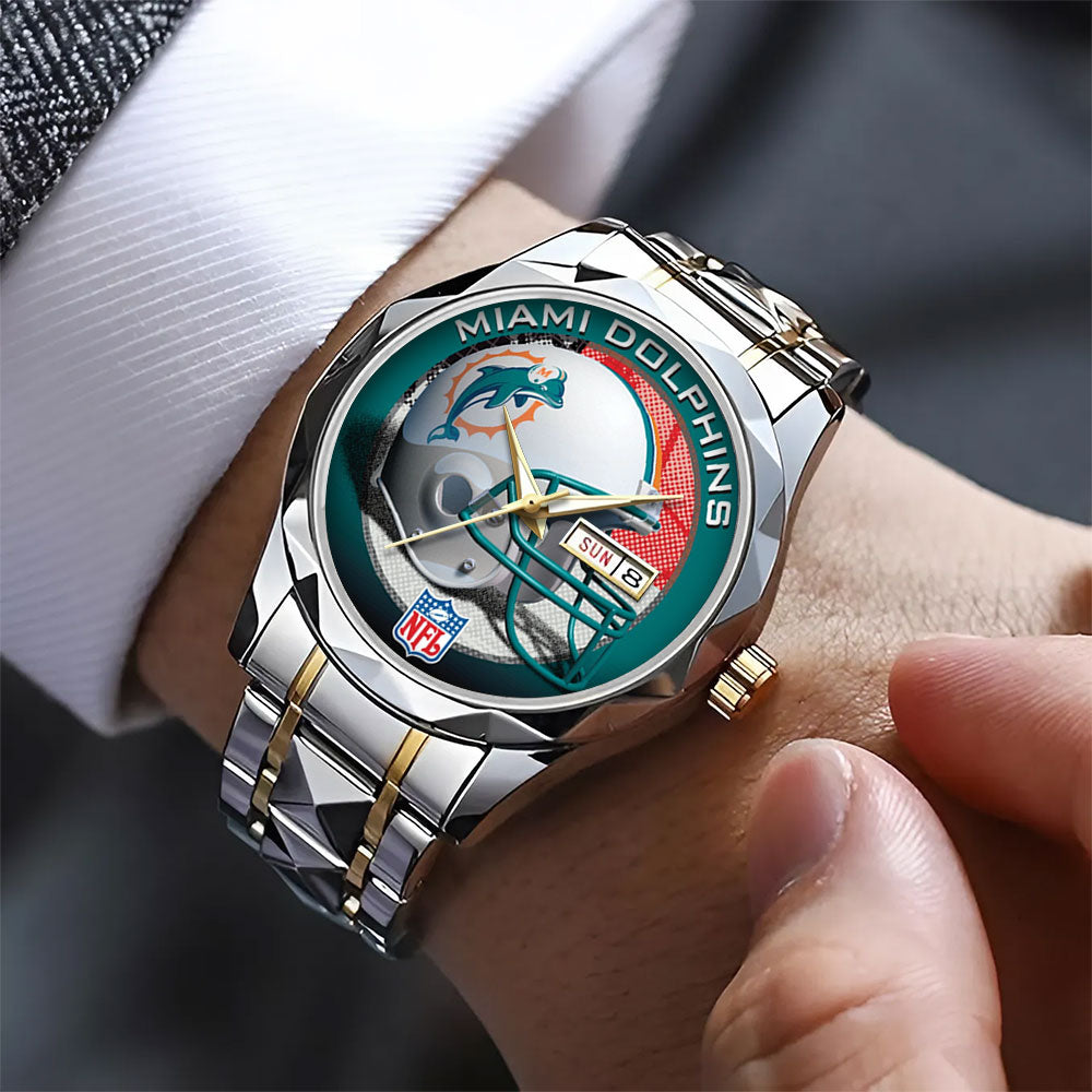 Miami Dolphins Alloy Luxury Quartz Watch - TANTN16332