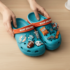 Miami Dolphins Croc Charms