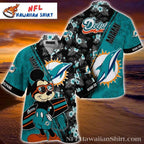 Miami Dolphins Mickey Graphics Hawaiian Shirt – Dive Into Tropical Fandom