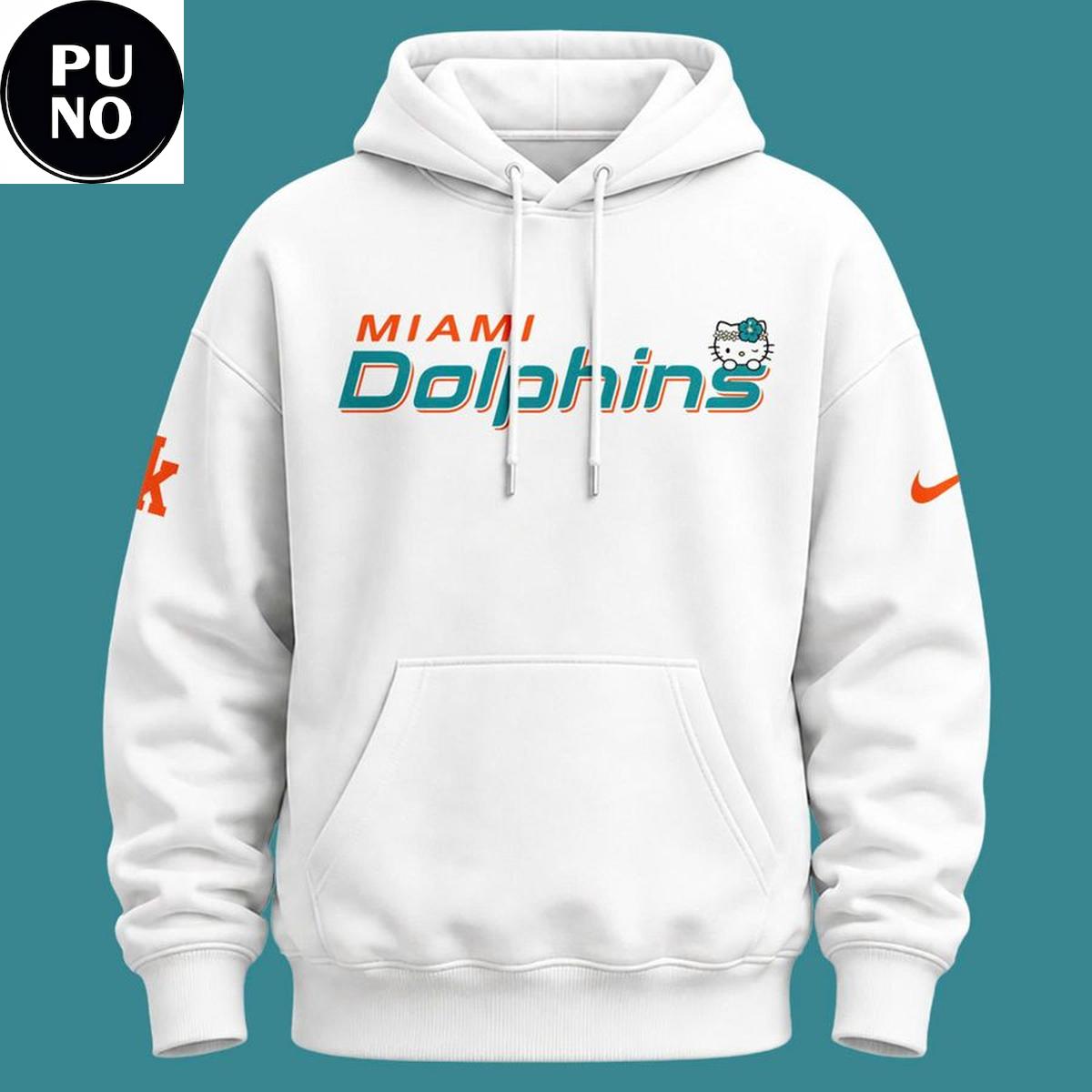 Miami Dolphins x Hello Kitty Night 2026 Hoodie T-Shirt
