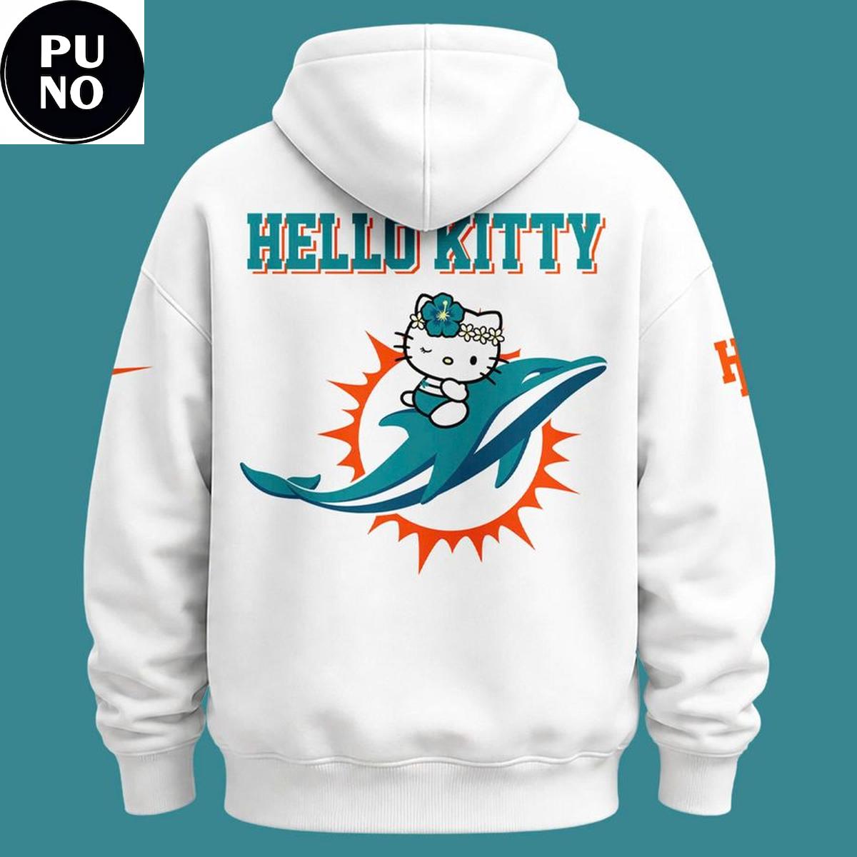 Miami Dolphins x Hello Kitty Night 2026 Hoodie T-Shirt