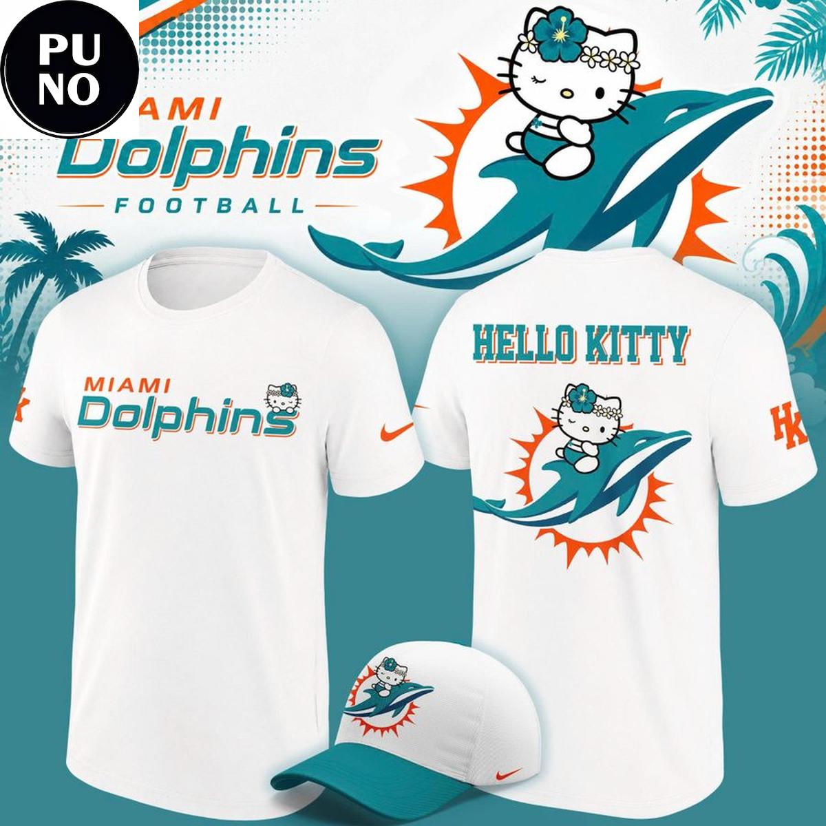 Miami Dolphins x Hello Kitty Night 2026 Hoodie T-Shirt