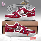 Miami Heat 2026 custom Air Force Shoes