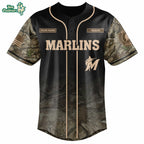 Miami Marlins Deer Hunting Limited Edition Baseball Jersey