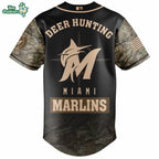 Miami Marlins Deer Hunting Limited Edition Baseball Jersey