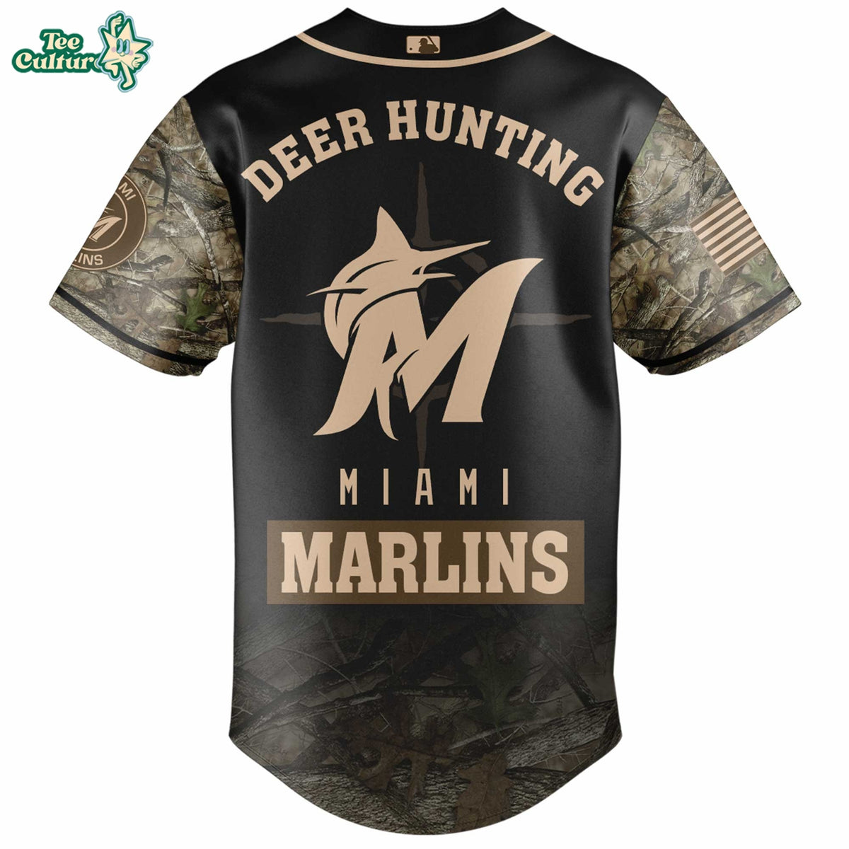 Miami Marlins Deer Hunting Limited Edition Baseball Jersey