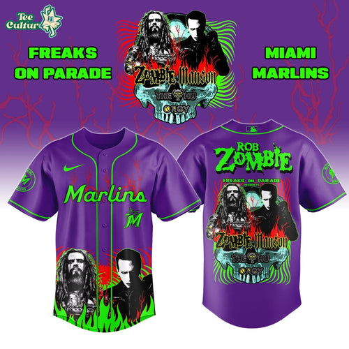 Miami Marlins x Freaks On Parade Tour 2026 Colab Jersey Limited Edition