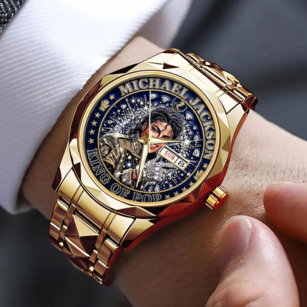 Michael Jackson Alloy Luxury Quartz Watch - TMTHU6259
