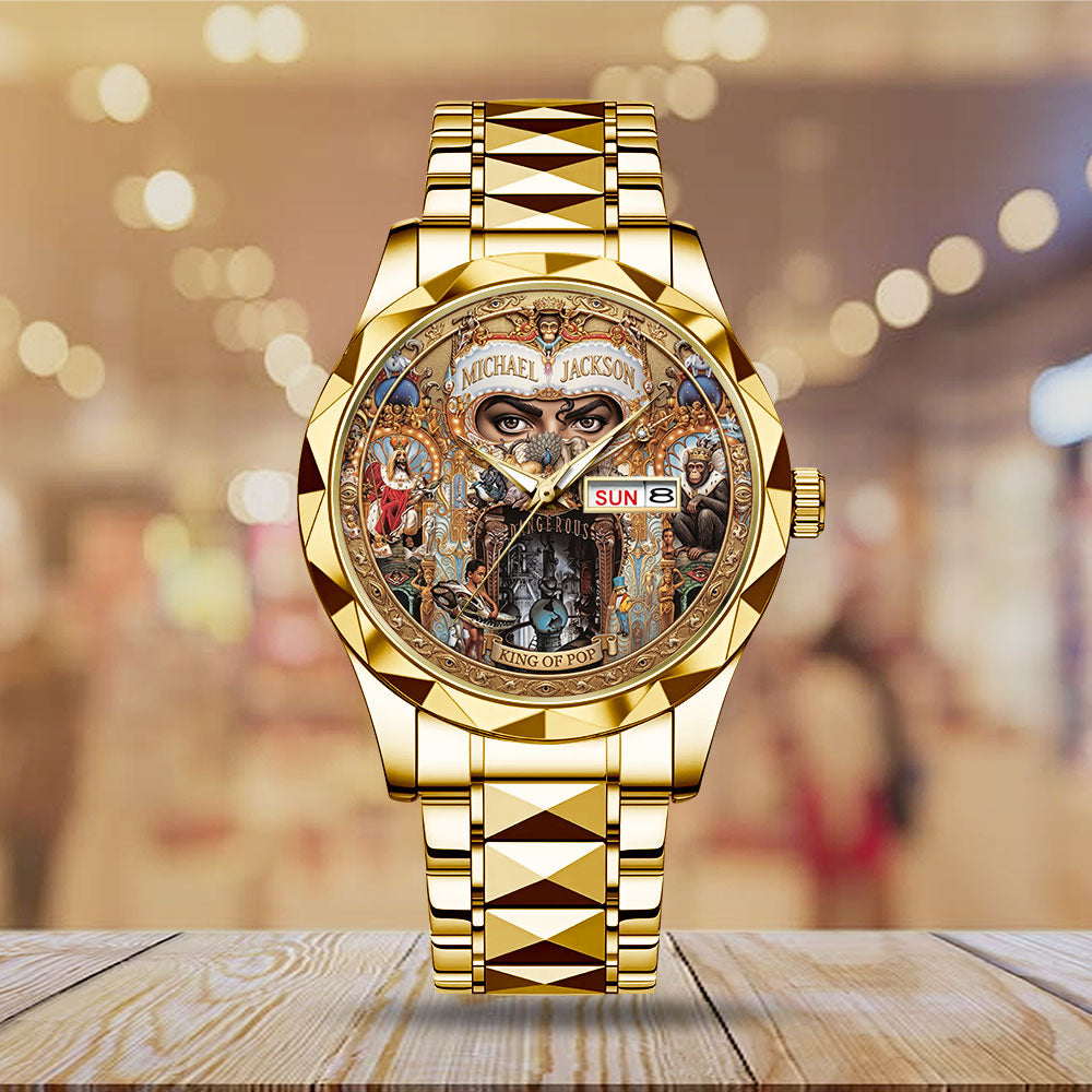 Michael Jackson Alloy Luxury Quartz Watch - TMTHU6482
