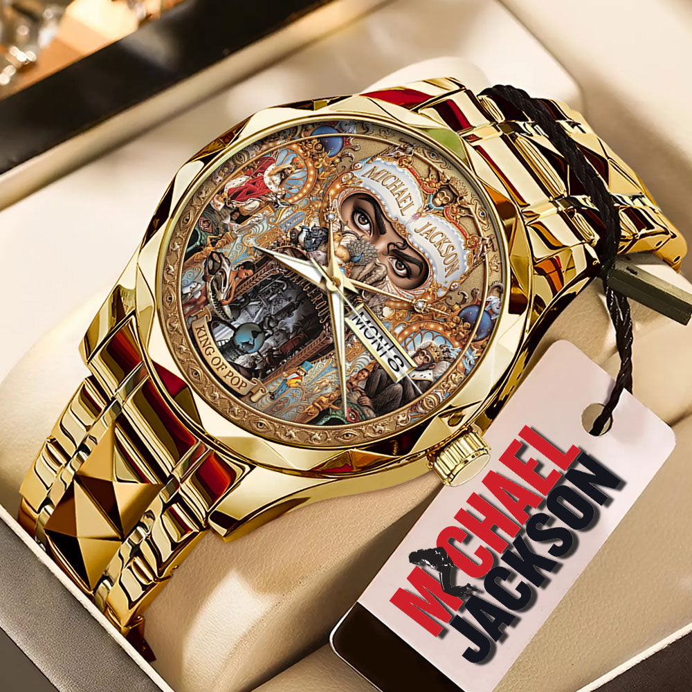 Michael Jackson Alloy Luxury Quartz Watch - TMTHU6482