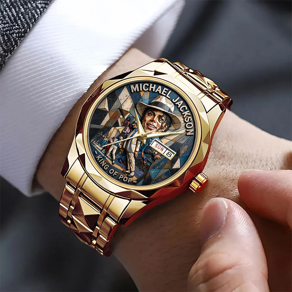 Michael Jackson Alloy Luxury Quartz Watch - TMTHU8800