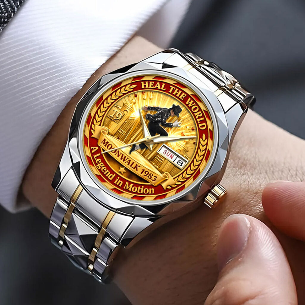 Michael Jackson Alloy Luxury Quartz Watch - HOATT17610