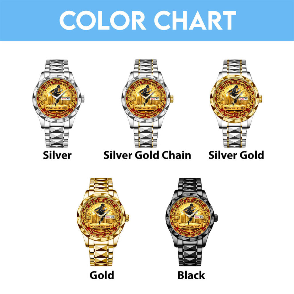 Michael Jackson Alloy Luxury Quartz Watch - HOATT17610