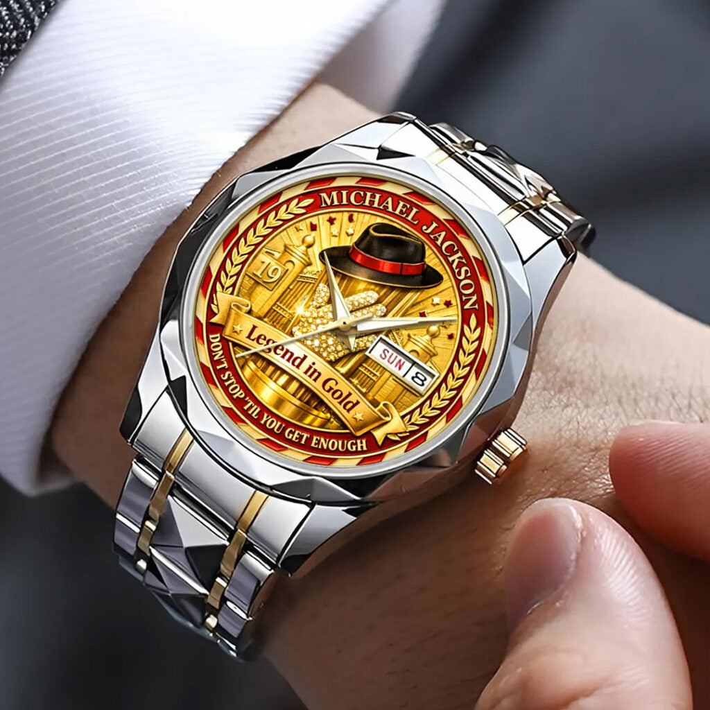 Michael Jackson Alloy Luxury Quartz Watch - HOATT17611