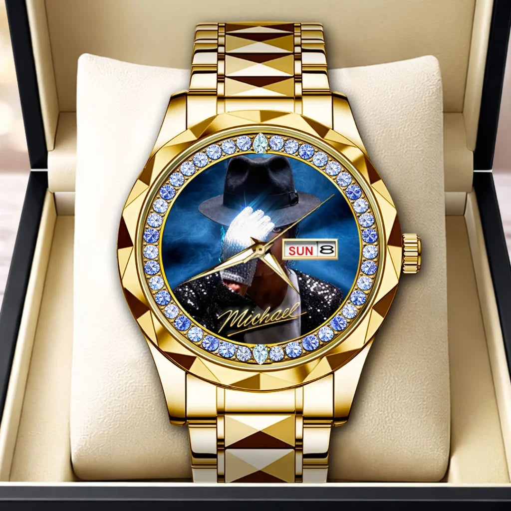 Michael Jackson Alloy Luxury Quartz Watch - HOATT20805
