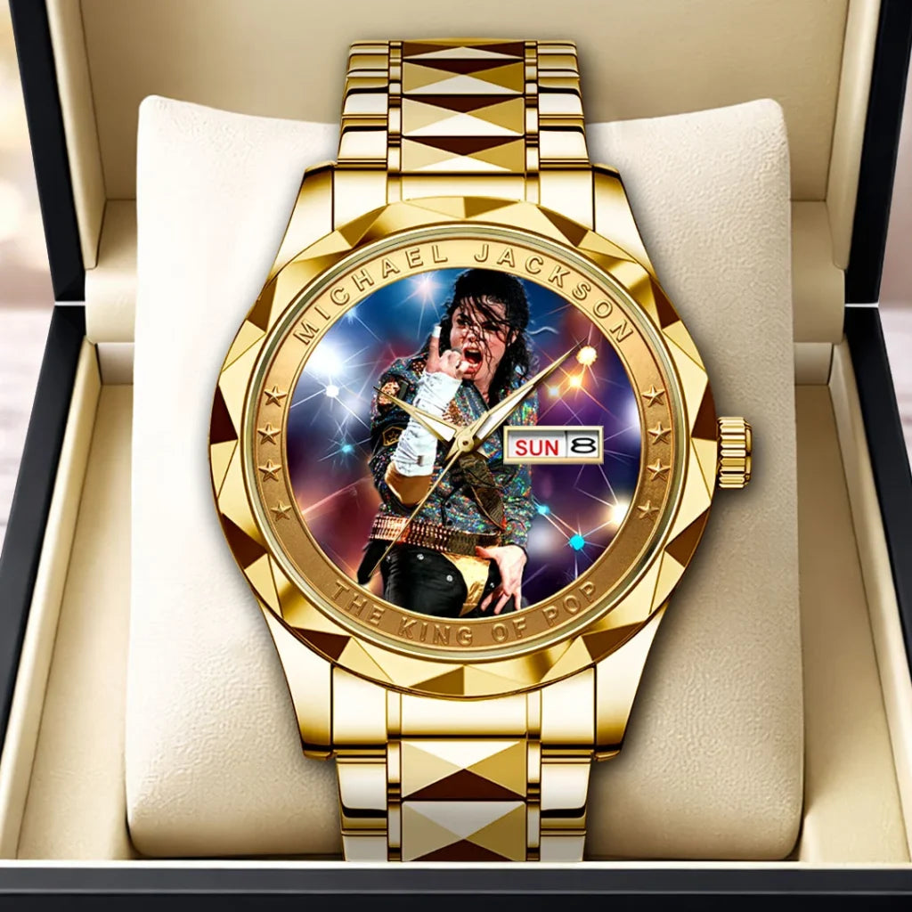 Michael Jackson Alloy Luxury Quartz Watch - HOATT20806