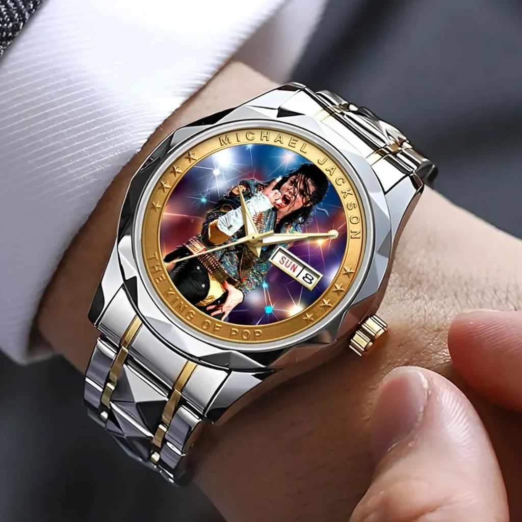 Michael Jackson Alloy Luxury Quartz Watch - HOATT20806