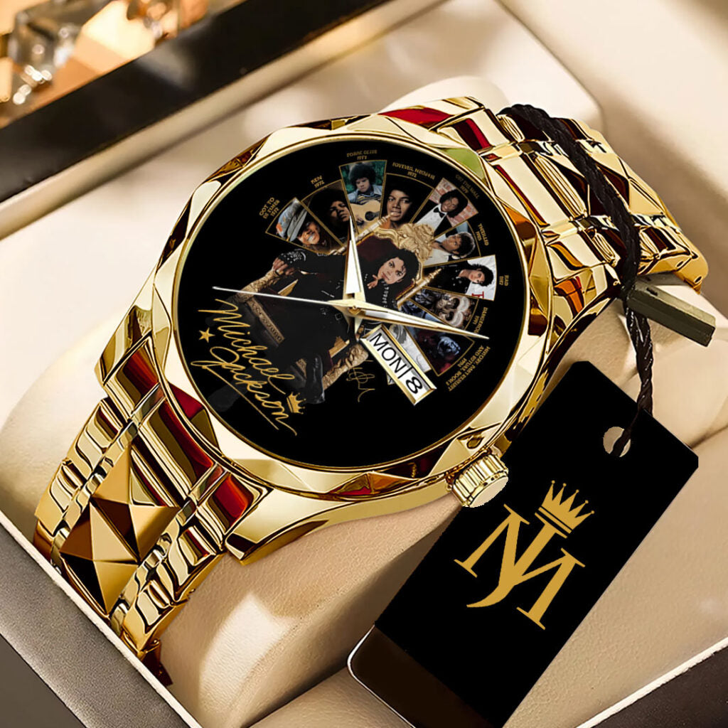 Michael Jackson Alloy Luxury Quartz Watch - TANTN22466